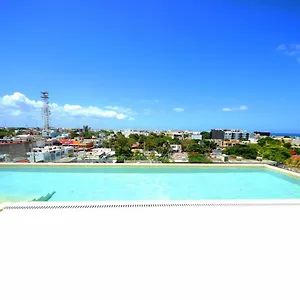 Spacious Studio, Amazing Rooftop With Sea View * Playa del Carmen