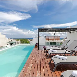 Apartment Excepcional 2br Rooftop Pool, Steps To 5th Dk Playa del Carmen