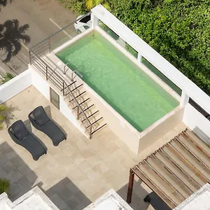 Piscina En La Cima Lujoso En Apartamento *