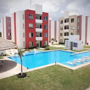 Deptartamento Comodo Y Seguro En Playa del Carmen